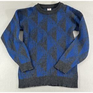 Forum 50% Wool Made In Italy Cosby Geometric Cable Knit Men’s Sweater Size Large